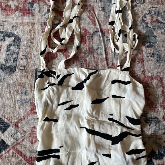 Reformation Tie Shoulder Ellora Top in "Pinto" - Picture 2 of 5